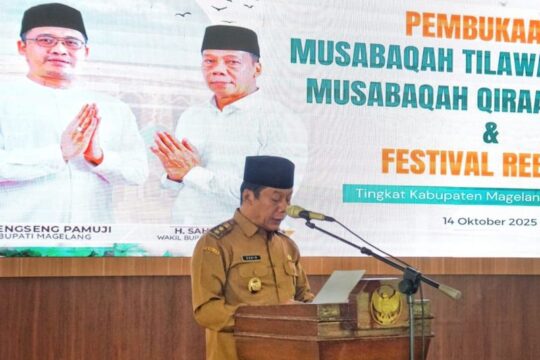 Wakil Bupati Magelang: MTQ dan MQK untuk Lahirkan Generasi Qur'ani