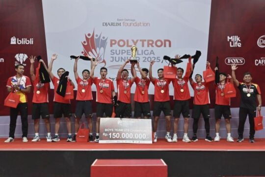 PB Djarum Menangkan Piala Sigit Budiarto dan Liem Swie King di Superliga Junior 2025