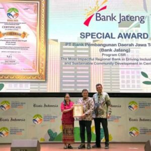 Bank Jateng Raih Special Award BISRA 2026 Berkat Program CSR