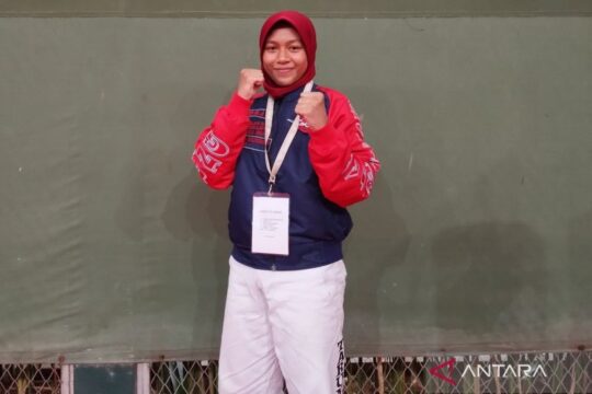 Kontingan Kalimantan Barat Raih Emas Perdana di Tarung Derajat Putri PON Bela Diri Kudus