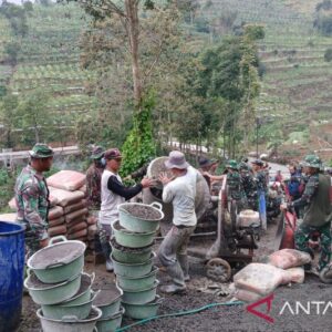 Manfaat Jalan Beton TMMD di Lereng Sumbing untuk Masyarakat
