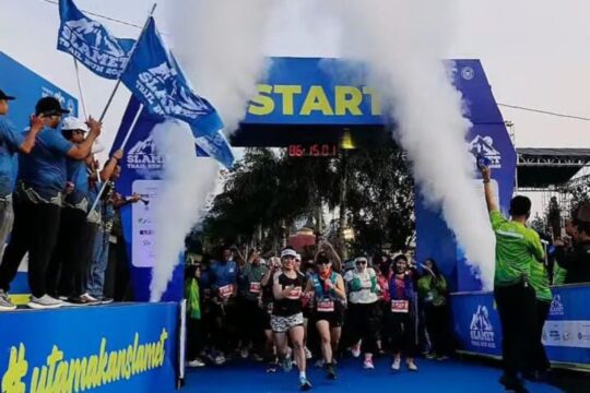 BPJS Ketenagakerjaan Berikan Perlindungan untuk Peserta Slamet Trail Run 2025