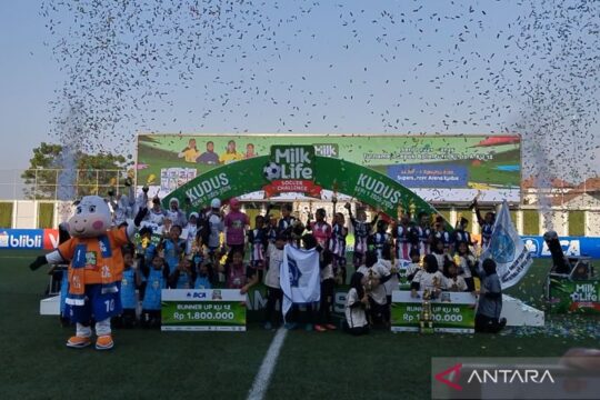Tim Putri Jepara Pertahankan Gelar Kelima di Turnamen Sepak Bola U-12