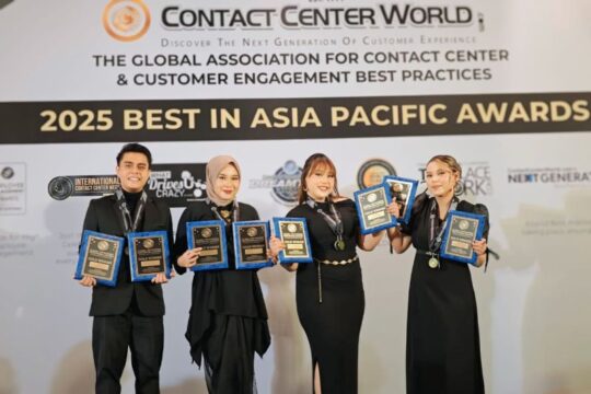 PLN 123 Site Semarang Raih Empat Penghargaan Internasional dalam Contact Center World 2025