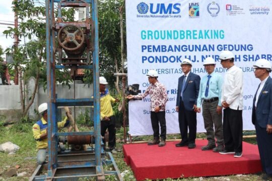 Pondok Hajjah Nuriyah Shabran Resmi Mulai Pembangunan Gedung Baru dalam Milad ke-67 UMS