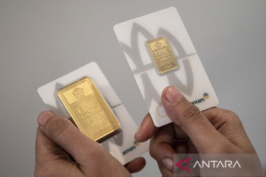 Harga Emas Antam Turun Lagi Dua Hari Beruntun
