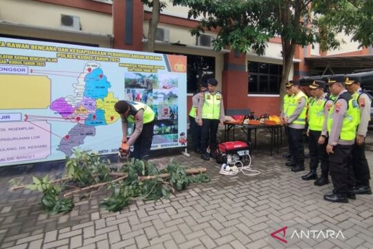 Polres Kudus Siapkan Personel 24 Jam untuk Siaga Bencana