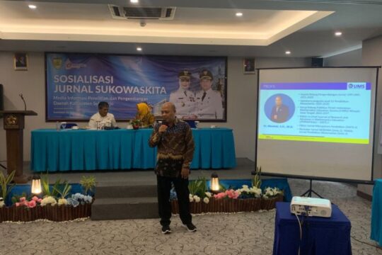 UMS Dukung Peluncuran Jurnal Sukowaskita untuk Publikasi Riset Daerah