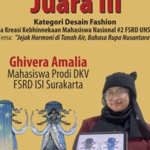 Mahasiswi DKV ISI Solo Juara Lomba Desain Fashion Kostum Tingkat Nasional 2025
