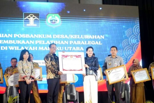 Kemenkum Jateng Ikuti Peresmian Posbankum di Maluku Utara