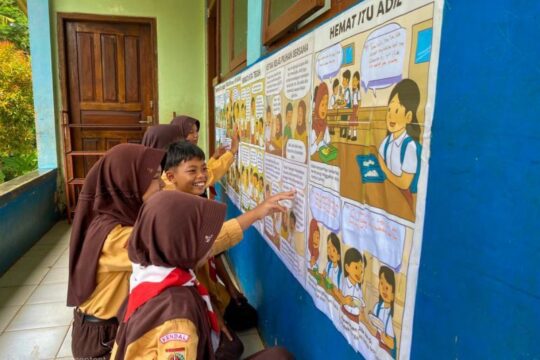 Tembok Literasi: Ruang Ekspresi Kreatif bagi Siswa