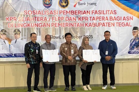 Bank Jateng Dukung Kesejahteraan ASN Kabupaten Tegal Melalui KPR FLPP Bersubsidi