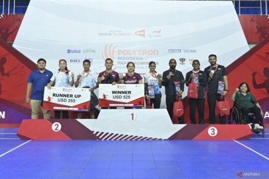 Indonesia Sukses Raih Enam Medali Emas di Polytron Indonesia Para Badminton International 2025