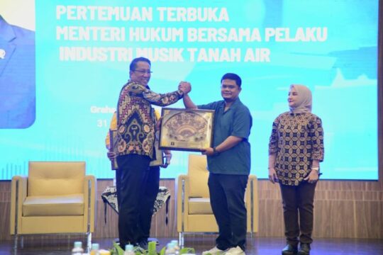 Kemenkum Ajak Pelaku Industri Musik Tingkatkan Tata Kelola Royalti