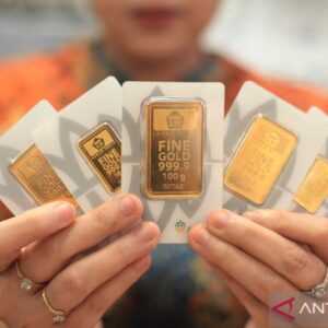 Harga Emas di Pegadaian Turun untuk Dua Jenama