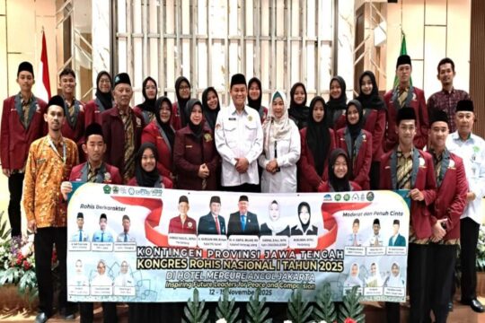 Kemenag Jateng Melepas Kontingen Kongres Rohis Nasional 2025