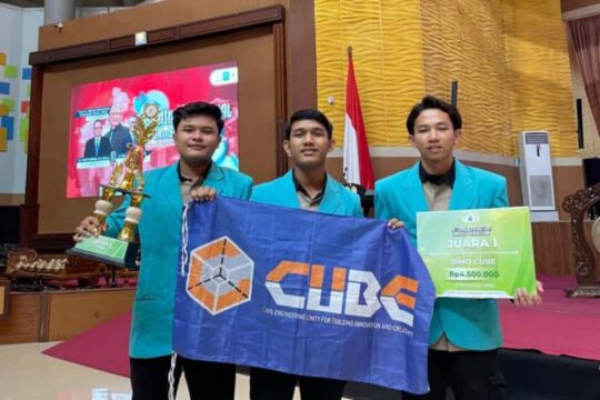 Tim CUBE UMS Raih Juara 1 Nasional Berkat Inovasi Beton Berbasis Limbah