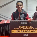 Nofeldi dan Dwi Tiansi Menang di Bank Jateng Borobudur Marathon 2025