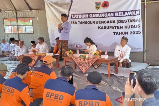 Latihan Gabungan Relawan Destana di Kudus: Meningkatkan Kesiapsiagaan Bencana