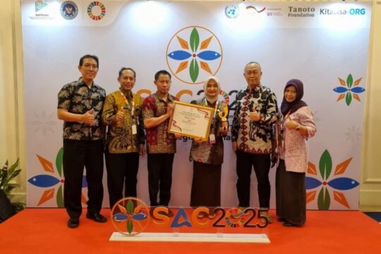 Kota Tegal Raih Juara 3 SDGs Action Awards 2025