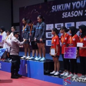 PTM Sukun Kudus Menjadi Juara Umum Turnamen Tenis Meja Seri II 2025