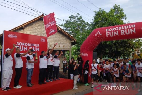 Borobudur Fun Run Akhiri Bank Jateng Borobudur Marathon 2025