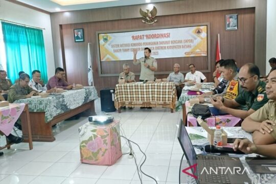 Pemkab Batang Aktifkan Sistem Komando Penanganan Darurat Bencana Alam