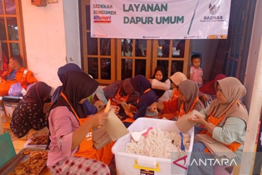 Baznas RI Dirikan Dapur Umum untuk Membantu Korban Longsor Banjarnegara