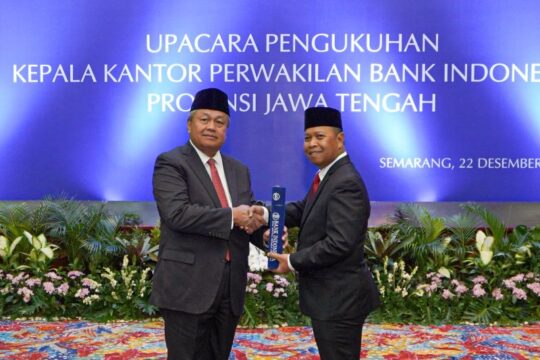 Kepala Kantor Perwakilan Bank Indonesia Jateng Berganti
