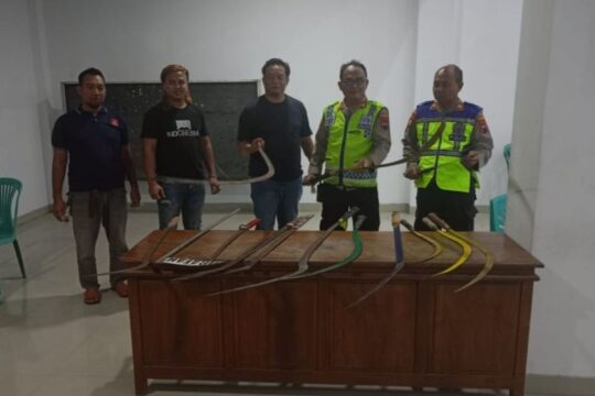 Remaja Bawa Sajam Diamankan Polisi untuk Keamanan Wilayah