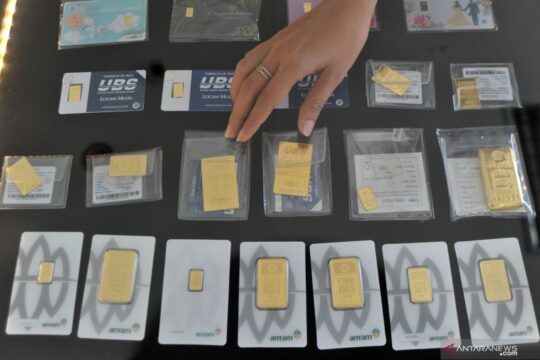 Harga Emas UBS dan Galeri24 Anjlok Menjelang Akhir Tahun