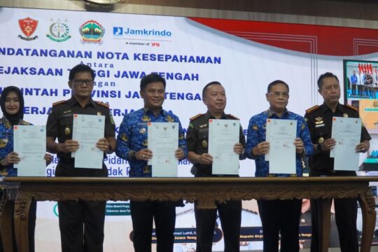 Pemkot Tegal Teken MoU dengan Kejati Jateng untuk Pidana Kerja Sosial