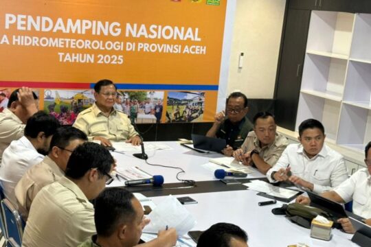 Presiden Prabowo Apresiasi Kinerja Aparat dalam Pemulihan Sumatera