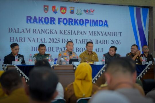 Pemkab Boyolali Tingkatkan Koordinasi untuk Persiapan Natal dan Tahun Baru
