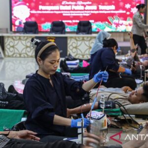 Aksi Kemanusiaan Polda Jateng: Donor Darah untuk Penuhi Kebutuhan 150-200 Kantong per Hari di Semarang