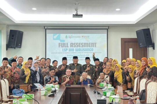 LSP UIN Walisongo Melakukan Full Asesmen BNSP: Rektor Tunjukkan Komitmen Penuh