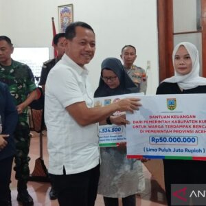 Bantuan Rp694,53 Juta dari Pemkab Kudus untuk Korban Bencana Banjir dan Longsor di Sumatera