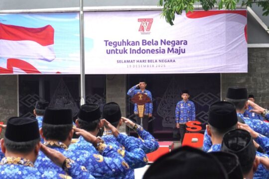 Semangat Bela Negara Diteguhkan di Peringatan HBN ke-77 oleh Kanwil Kemenkum Jateng