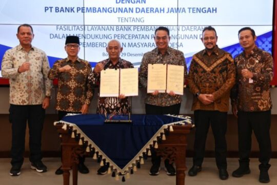 Bank Jateng dan Kemendes Perkuat Ekonomi Desa di Boyolali