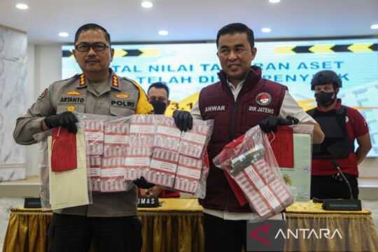 Polda Jateng Ungkap TPPU Narkoba: Sita Uang Tunai Rp3,16 Miliar dan Aset Signifikan