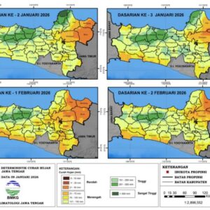 BMKG Peringatkan Potensi Banjir dan Longsor di Jawa Tengah Hingga Februari