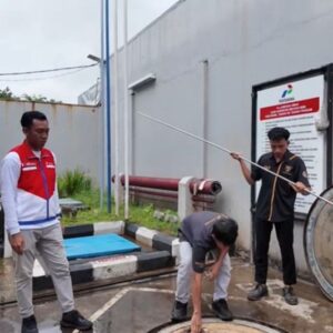 Pengecekan Kandungan Air di SPBU Bacin Kabupaten Kudus oleh Pertamina