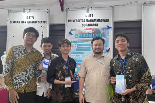 Aplikasi Brainlyt: Inovasi Mahasiswa UMS Raih Medali Perak di GYIIF 2026
