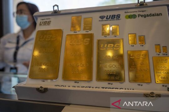 Cek Harga Emas di Pegadaian Hari Ini: Tembus Rp2,826 Juta per Gram